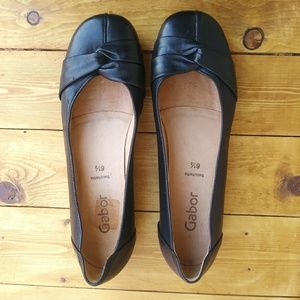 Gabor "Frost" Flats, size 8.5, Color Black